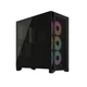 Корпус Corsair iCUE 4000D RGB Airflow / без БП / Mid-Tower / ATX / Glass / 3 x 120mm RGB Fan / USB Type-C / Черный - изображение 2