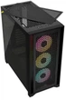 Корпус Corsair iCUE 4000D RGB Airflow / без БП / Mid-Tower / ATX / Glass / 3 x 120mm RGB Fan / USB Type-C / Черный - изображение 3