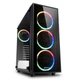 Корпус Sharkoon TG4 RGB / без БП / Midi-Tower / 4x120mm RGB / ATX / USB 3.0 / Черный - изображение 1