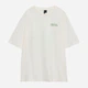 Футболка хлопковая оверсайз женская Vero Moda 10347620 L Snow White/Olives (5715872806463) - изображение 4