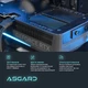 Ігровий комп`ютер ASGARD (A78X3D.32.S10.57T.7201)/ AMD Ryzen 7 7800X3D (4.2 - 5.0 ГГц)/ОЗУ 32 ГБ/SSD 1 ТБ/NVIDIA GeForce RTX 5070 Ti 16 ГБ/без ОП/LAN/Wi-Fi/Bluetooth/без ОС/чорний - изображение 6