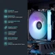 Ігровий комп`ютер ASGARD Draugr PBG (A95F.32.S10.56T16.7143)/ AMD Ryzen 5 9500F (3.8 - 5.0 ГГц)/ОЗУ 32 ГБ/SSD 1 ТБ/NVIDIA GeForce RTX 5060 Ti 16 ГБ/без ОП/LAN/без ОС/чорний - изображение 3