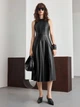 Платье из эко-замши Shein sz25071169502961622 L черное (100009998) - изображение 1