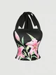 Топ у квітковий принт Shein sz25031032672022464 1XL комбінований (100010041) - зображення 1