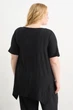 Блуза свободного кроя C&A 2216599c24 4XL черная (100009593) - изображение 2