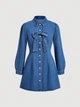 Джинсовое платье Shein sz2408099797625775 M синее (100009919) - изображение 1