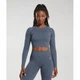 Спортивний лонгслів Gymshark b2a1cc62 M синій (100010661) - зображення 1