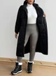 Стеганная куртка Shein sz2406189802443540 1XL черная (100009817) - изображение 5