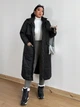 Стеганная куртка Shein sz2406189802443540 1XL черная (100009817) - изображение 7