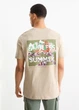 Футболка с принтом C&A 2219188c28 XXL бежевая (100010303) - изображение 1