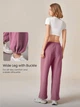 Спортивные штаны Shein st2407308440264632 S розовые (100009713) - изображение 3