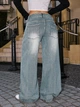 Джинси Shein sz25061883048044025 W30 блакитні (100009723) - зображення 4