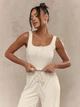 Костюм (штани, топ) Missguided si2408179046053550 L бежевий (100009694) - зображення 4