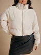 Стеганная куртка Shein sz2407151522533134 1XL бежевая (100009838) - изображение 9