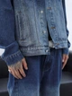 Джинсовий костюм (шорти, сорочка) Shein sm2404309979450573 2XL синій (100010109) - зображення 2