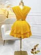 Платье мини Shein sz25042116522632955 S оранжевое (100009993) - изображение 2