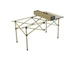 Стіл розкладний туристичний Folding Table 120х60 см Бежевий - изображение 8