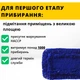 Швабра-флаундер с рукояткой и акриловой насадкой для сухой уборки CLEANmaxx 60 см - изображение 4
