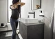 Змішувач hansgrohe Finoris 260 для умивальника з донним клапаном push-open, Matt Black (76070670) - изображение 2
