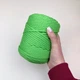 Шнур кручений для макраме YarnArt macrame rope 5мм яскраво-зелений 5мм 85м (№802) - изображение 4