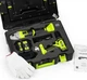 Zestaw Nac SMART NS-SET2-20V wkrętarka akumulatorowa + szlifierka kątowa + 2 x akumulator + szybka ładowarka 20 V (5905842533387) - obraz 3