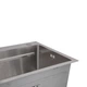 Мийка для кухні інтегрована Lidz Handmade H7545 Brushed Steel 3,0/1,0 мм LDH7545BRU49457 - зображення 7