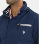 Мужская куртка-бомбер Yachting U.S. Polo Assn. с капюшоном Hidden Hood. S синяя - изображение 4