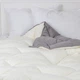 Одеяло двуспальное 180×205 зимнее особо теплое FRIENDLY ALASKA темно-серое молочное, 450 г/м² (1-00152_33833) - изображение 3