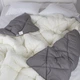 Одеяло двуспальное 180×205 зимнее особо теплое FRIENDLY ALASKA темно-серое молочное, 450 г/м² (1-00152_33833) - изображение 4