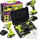 Zestaw Nac SMART NS-SET1-20V wkrętarka akumulatorowa + zakrętarka udarowa + akumulator + szybka ładowarka 20 V (5905842533370) - obraz 1