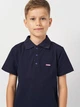 Тенниска поло для мальчика с коротким рукавом синяя рост 122 см Смайл Тайм SmileTime Fashion (LM27-09-7) - изображение 5