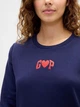 Світшот жіночий Gap 268932216 S Синій (1159860259) - зображення 3