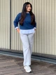Рубашка хлопковая женская Uniqlo 775795091 M Голубая (1159860578) - изображение 14