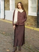 Куртка демисезонная женская Uniqlo 970526167 XS Бордовая (1159860588) - изображение 10