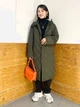 Куртка демисезонная с капюшоном длинная женская Uniqlo 805001875 S Зеленая (1159860431) - изображение 10
