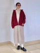 Толстовка на флисе на молнии мужская Uniqlo 663848946 3XL Бордовая (1159860436) - изображение 10