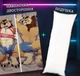 Дакімакура 150х50см Давід Фуррі Поганий Дракон Оркус Вовк David Bad Dragon Furry Orcus Подушка з наволочкою двостороння - зображення 2