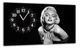 Картина на холсті MAKO Woman Classic Black White з годинником 30×53 см безшумний плавний хід кварцовий механізм 3053-030 - зображення 1