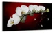 Картина на холсте MAKO Orchid Red с часами 30×53 см бесшумный плавный ход кварцевый механизм 3053-004 - изображение 1