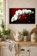 Картина на холсте MAKO Orchid Red с часами 30×53 см бесшумный плавный ход кварцевый механизм 3053-004 - изображение 3