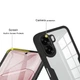 Чохол Double Shield 360 для Oppo A6x / A6s із захистом зі всіх сторін black - зображення 3