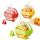 Форма для льда 2 в 1 с бутылкой и трубочкой Ice Cup, красная - изображение 4