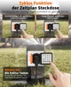 GreenSun Таймер-розетка уличная IP44, 15А/3500Вт, с функцией обратного отсчета и циклического режима, оранжевая - изображение 5