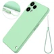 Чохол Silicone Cover Full для Nothing Phone (3a) Lite зі шнурком - петлею green - зображення 2