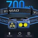 Налобний акумуляторний ліхтар YM-T615 Червоне, Біле світло 500LM Сенсор Type-C - зображення 6