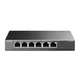 Комутатор TP-LINK TL-SF1006P, Black, 6-портовий, 10/100 Мбит/с - зображення 1