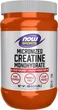 Suplement diety Now Foods Creatine Monohydrate Micronized 500 g (733739020383) - obraz 1