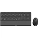 Комплект беспроводной Philips 6000 (клавиатура + мышка) Slim UA, 2.4 ГГц/Bluetooth черный - изображение 1