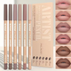 Набор матовых карандашей для губ Face Secret, оттенок Nude brown - изображение 4