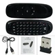 Аеромиш з клавіатурою (пульт з гіроскопом) Air Mouse GTM I8 C120 Black - зображення 3